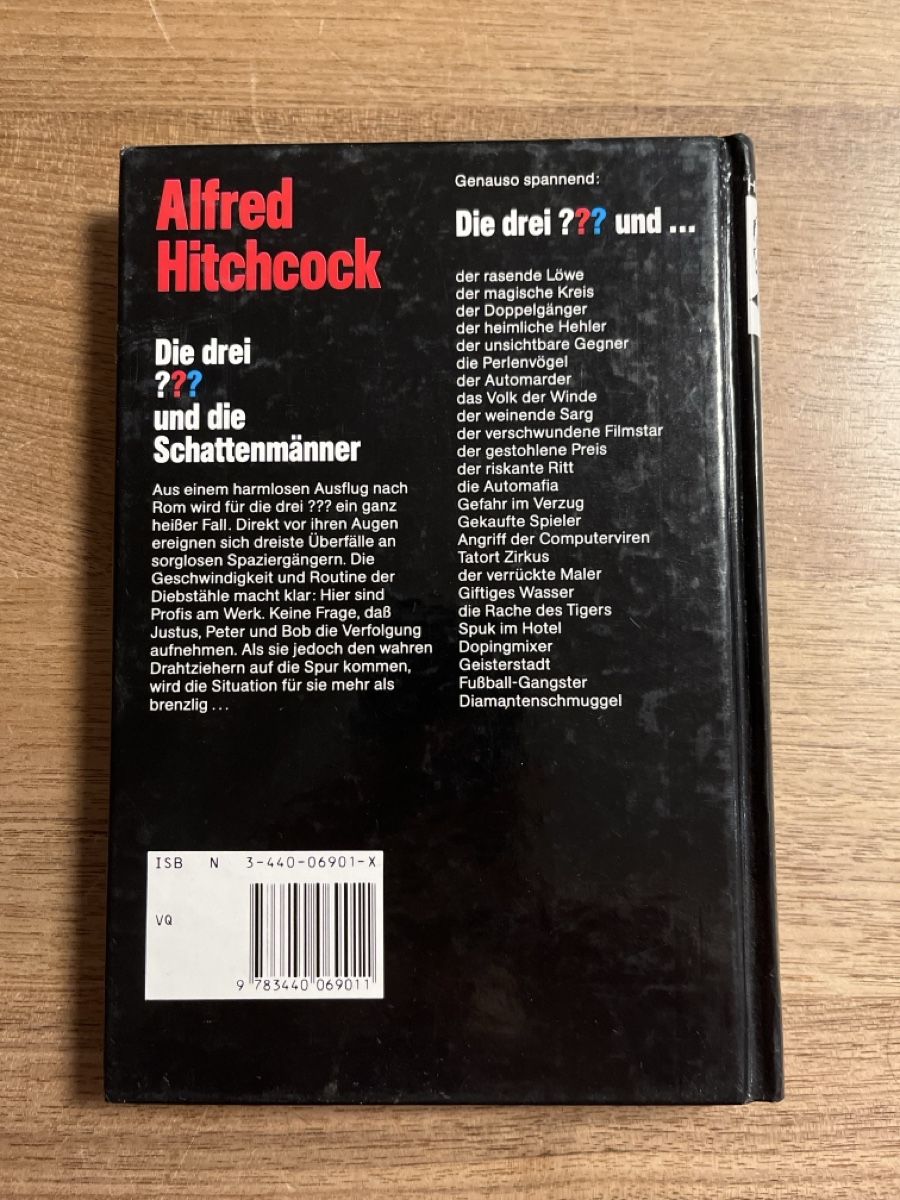 Livres: Die drei Fragezeichen Schattenmänner Buch – D'occasion à Berikon par Cyberbob2000 1