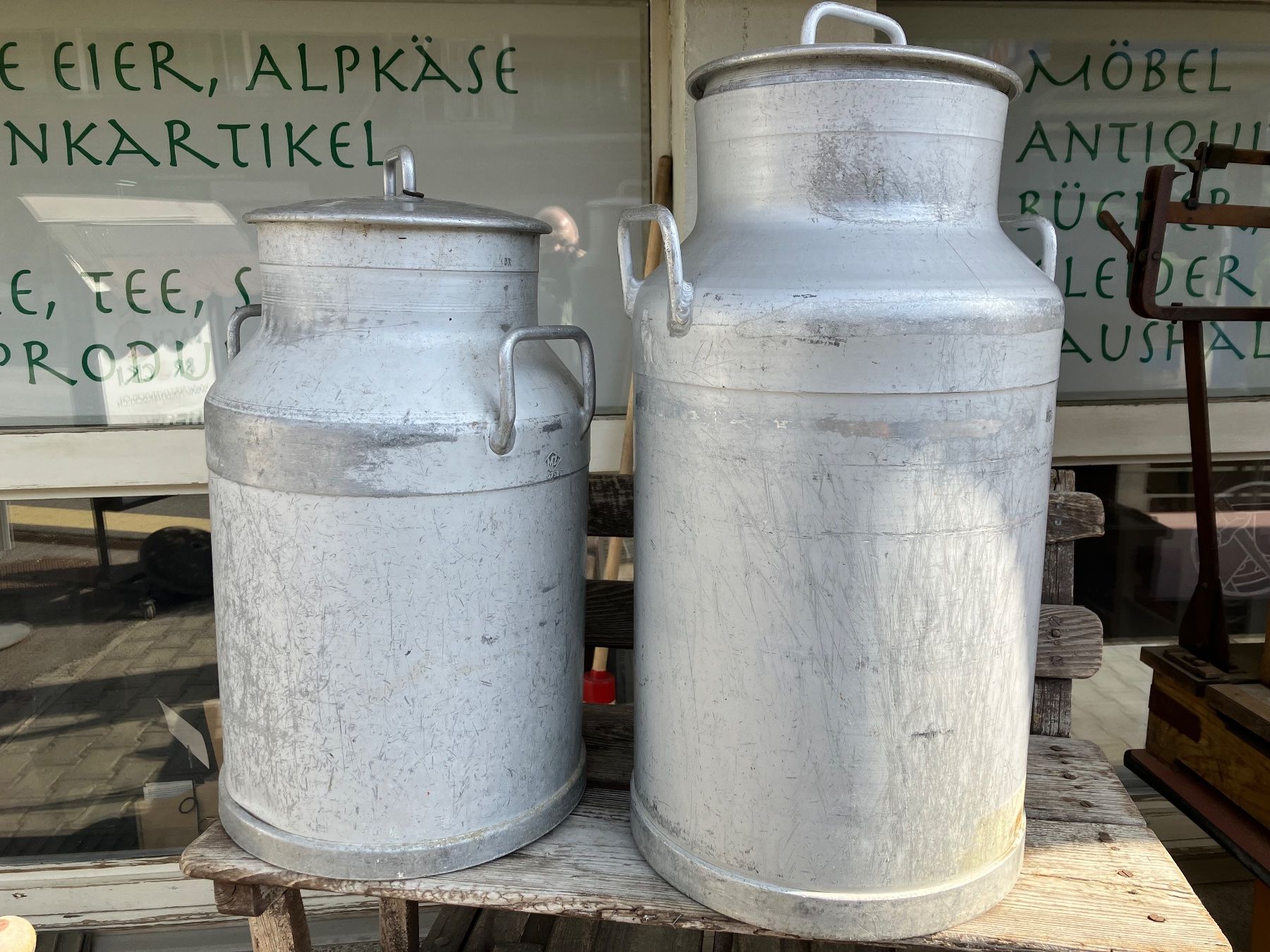 Schweizer Armee Agricoltura: Milchkanne 40 Liter – Usato da Erlenbach im Simmental! venduto da Simmentaler-Perlen 8