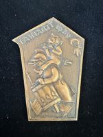 Fasnacht Basel ZUGSPLAKETTE Kupfer 1939