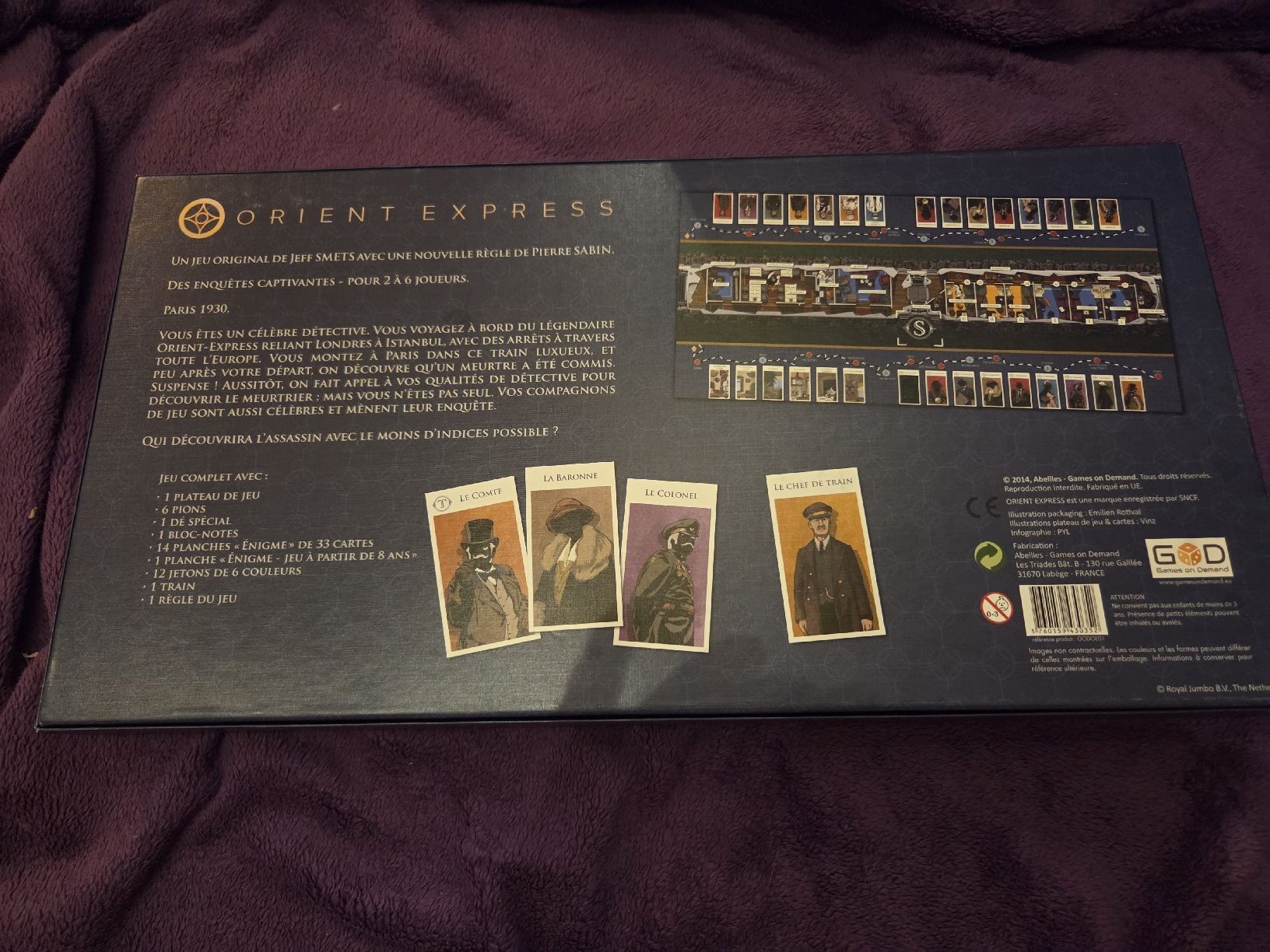 Pareti & Soffitti: Jeu de société Orient Express neuf complet – Usato da Penthalaz venduto da cel_zv7p 4
