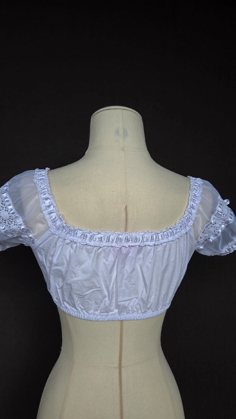Krüger Blusen: Dirndlbluse von Krüger in 32 mit Spitzendetail – Neu (gemäss Beschreibung) aus Kreuzlingen von MeinKleinesAtelier 2