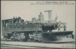 GR Graubünden - Rhätische Bahn RhB - Lokomotive
