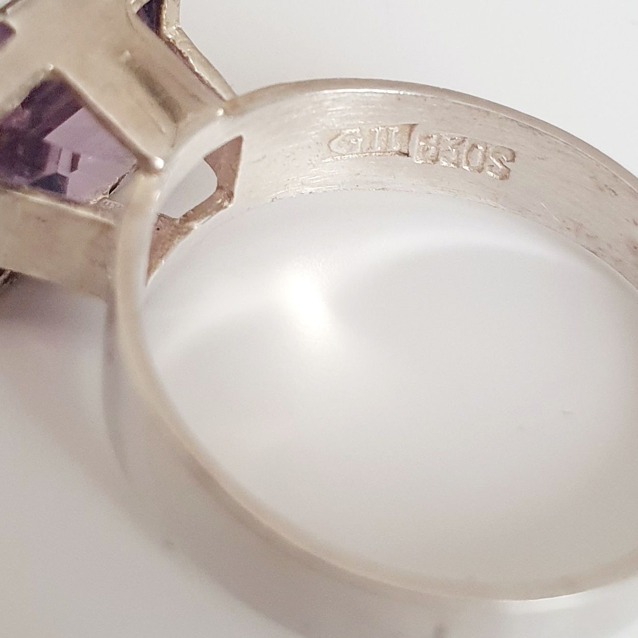 Ringe: Silberring 830 mit einem Edelstein gr. 18 mm – Gebraucht aus Kreuzlingen von Wunderkiste123 5