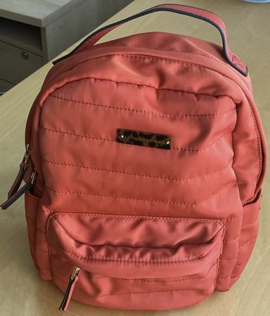Rucksack von „Paco Martinez“, gesteppt, Frabe orange