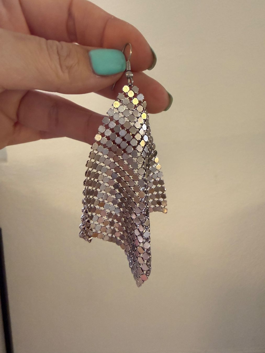 Ohrringe & -stecker: Große silberfarbene Statement-Ohrringe – Modeschmuck – Gebraucht aus Neerach von Meli_sara 1