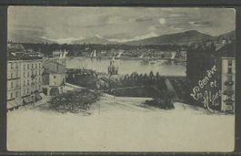 Carte P ( Genève et les Alpes )