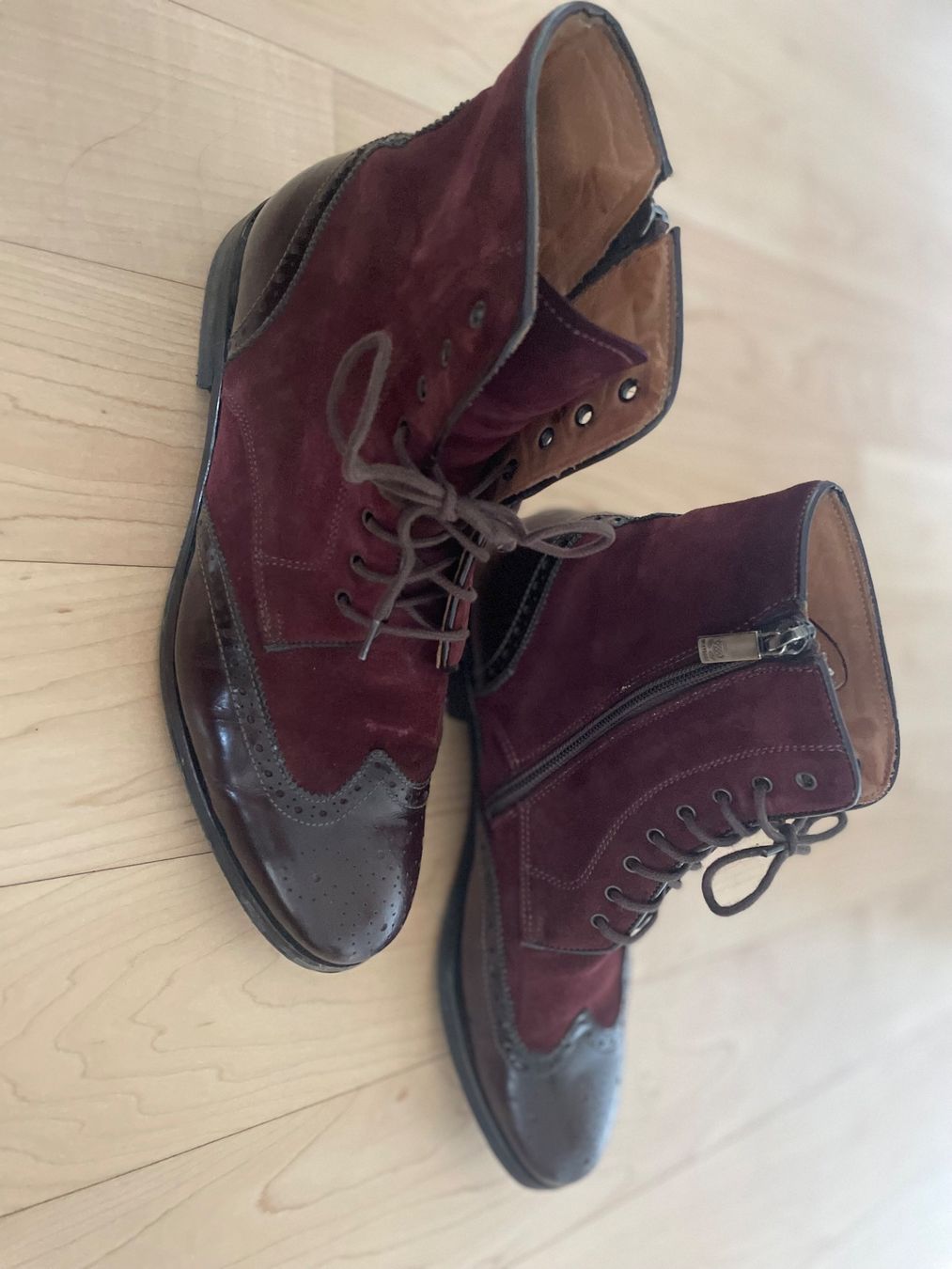 Navyboot Scarpe da donna: Navyboot Stiefelette bordeaux, Gr.40 wie neu – Usato da Lenzerheide/Lai venduto da maa_6brh 3