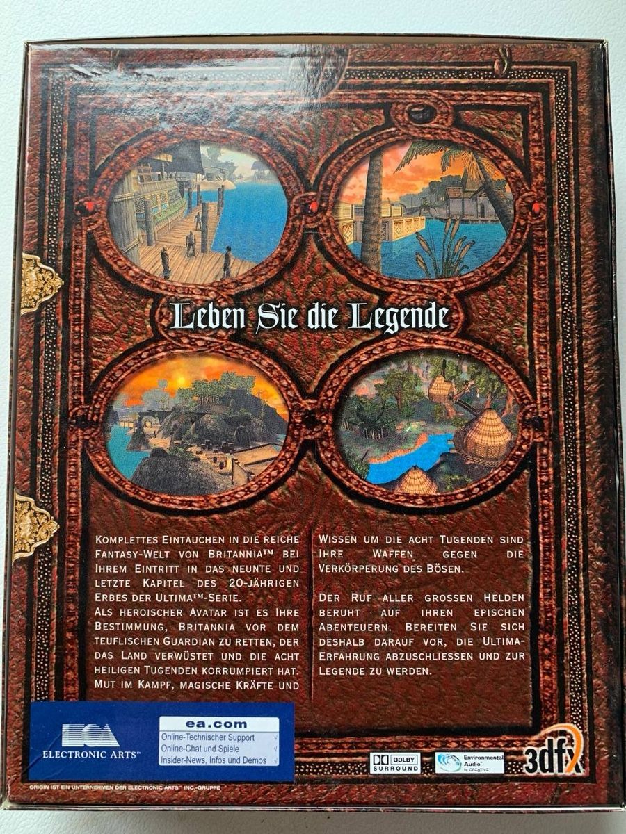 Microsoft Giochi: ULTIMA IX für PC 1999 Big Box – Usato da Schaan venduto da nan_2pg2 1