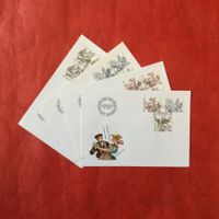 FDC 1984 Volksbräuche 676 678 679 Serie + 4er