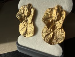 Vintage Ohrringe Clips Luxus Modeschmuck  