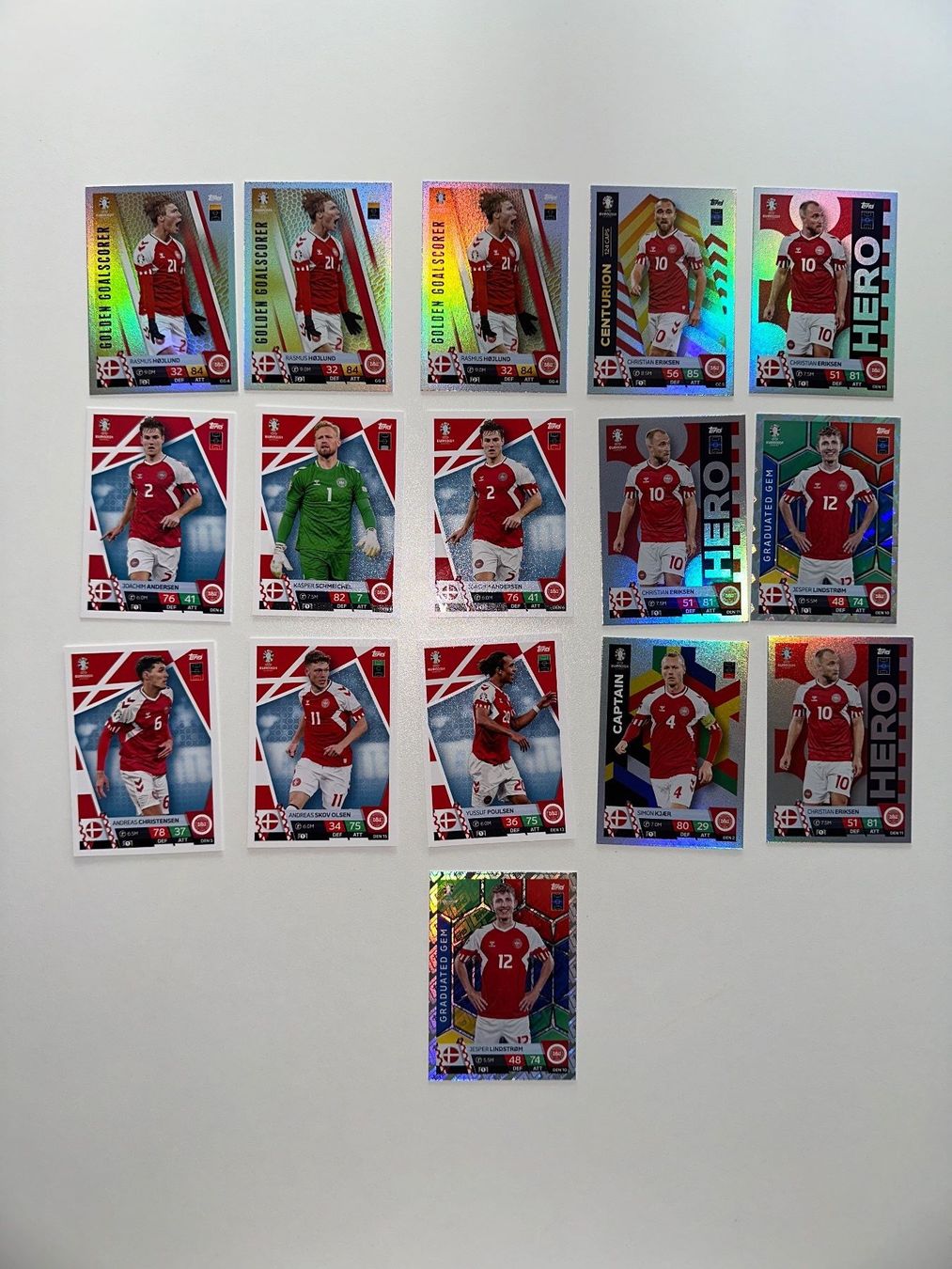Topps Carte collezionabili: Topps EM Karten Dänemark – Nuovo (secondo la descrizione) da Binningen venduto da joe_6bf6