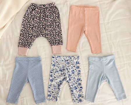 Baby Pants Bundle 5 Pairs Size 62/68 Various Prints