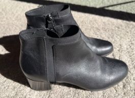 Geox Stiefeletten schwarz Leder, 38