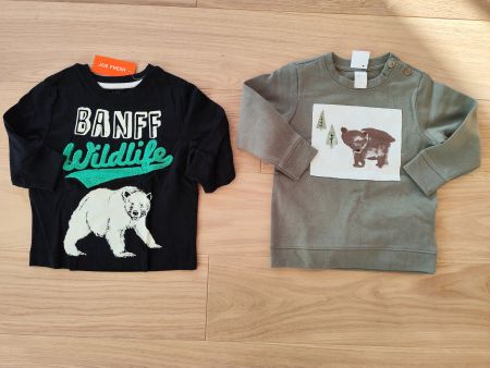 2 Pullis von Joe Fresh und H&M komplett NEU (gr. 86)