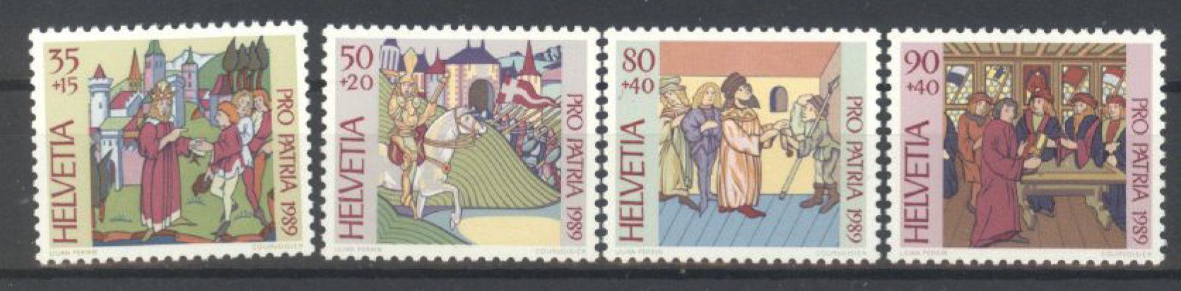 Tutti i francobolli: 1989, Pro Patria ** (1) – Usato da Willisau venduto da Vollstempel