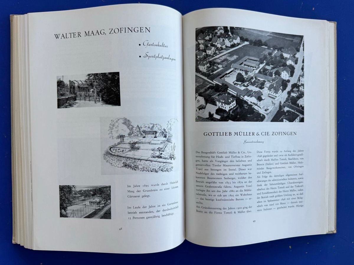 Libri: Bezirks-Chronik Zofingen. ca 1945 – Usato da Adliswil venduto da buch_und_kunst 6