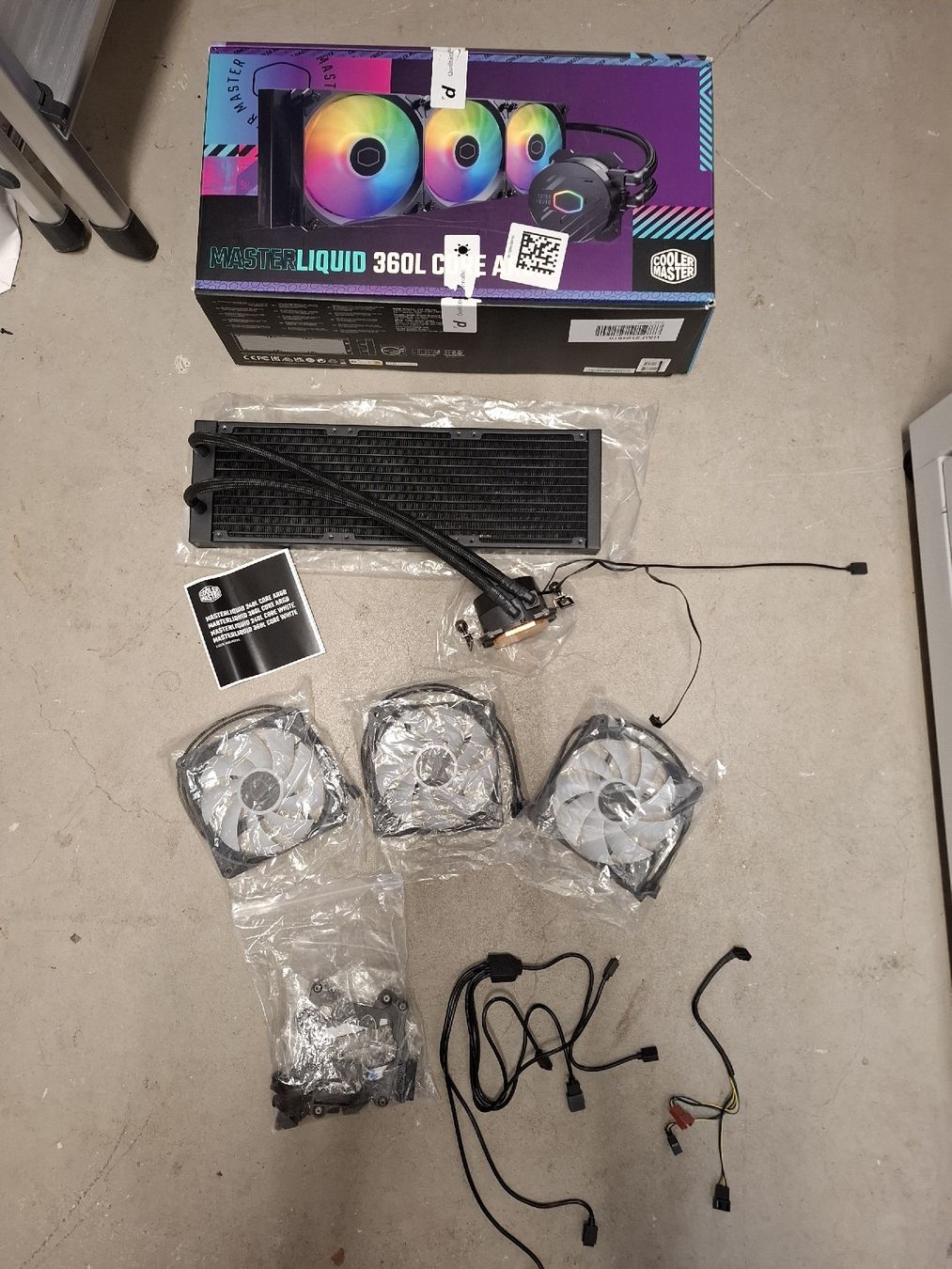 Elektronikbauteile: Cooler Master Masterliquid 360L Core ARGB AIO CPU Kühler – Gebraucht aus Wila von luc_jq7c 4