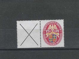 DEUTSCHES REICH 1929 ** MARKENHEFT/EINZELWERT MIT ANHÄNGSEL