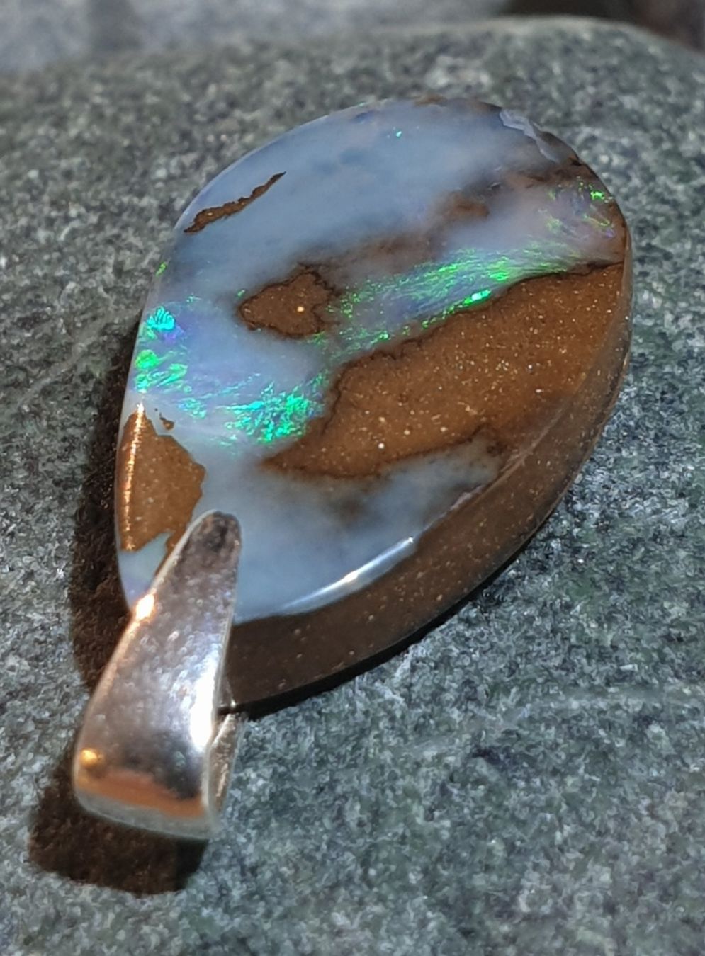 Ciondoli: Anhänger Boulder Opal. – Nuovo (secondo la descrizione) da Niederbüren venduto da Raphael014 4