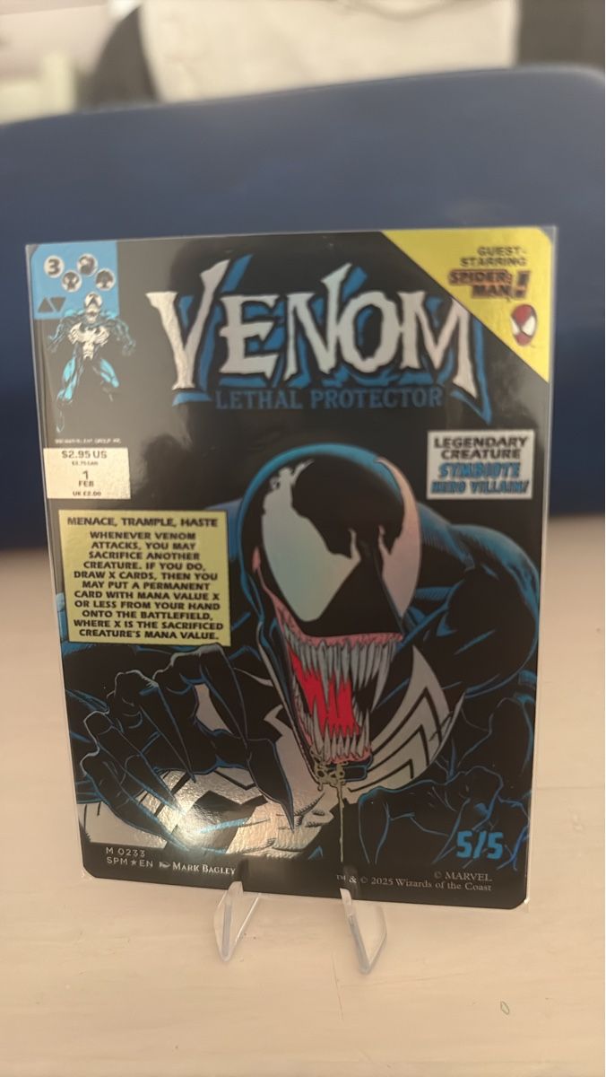 Magic The Gathering Sammelbilder & Trading cards: Venom Lethal Protector Sammelkarte 5/5 neuwertig – Neu (gemäss Beschreibung) aus Safenwil von Edsoni88