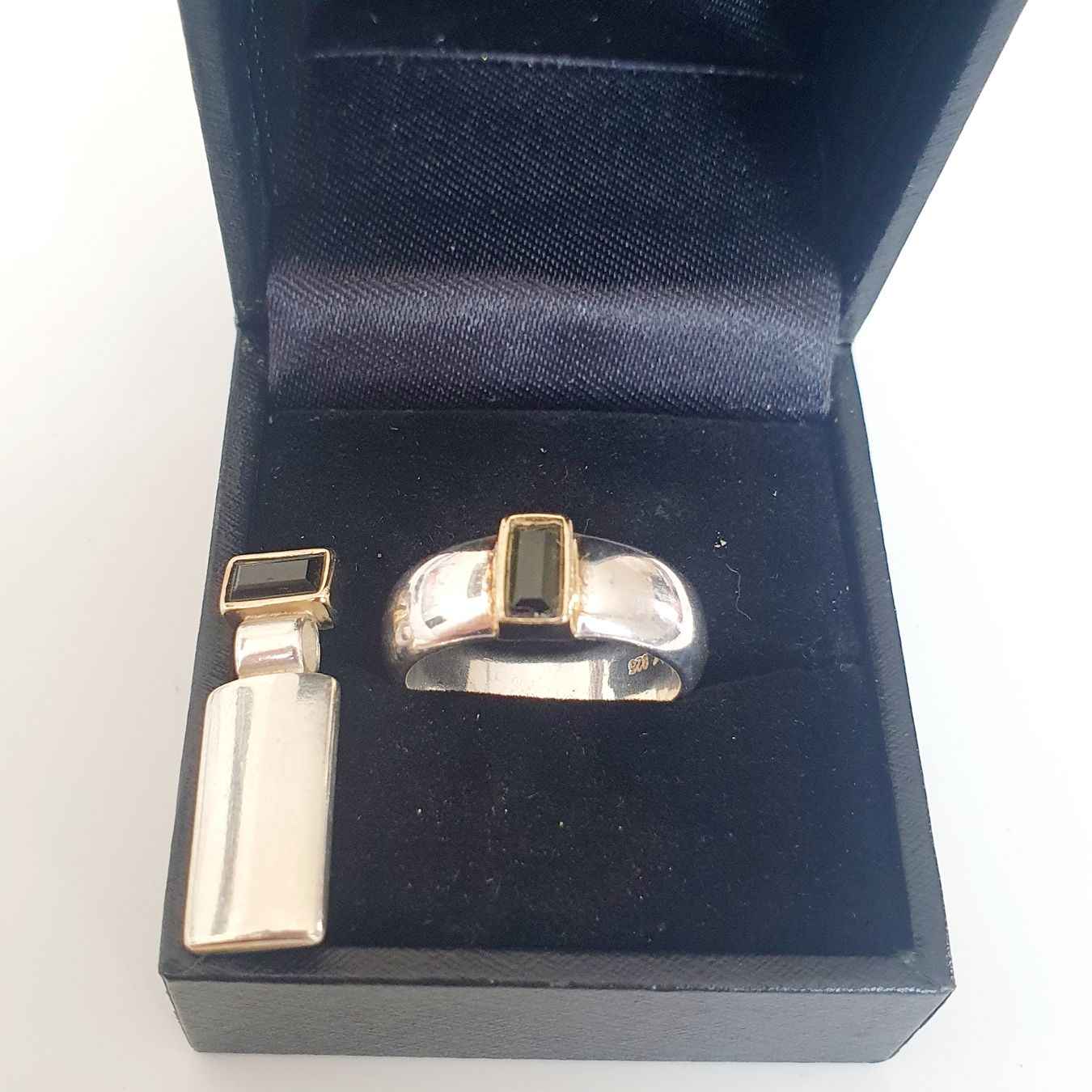 Anelli: Schmuck Set Ring & Anhänger 825 Silber gr 17 mm – Usato da Kreuzlingen venduto da Wunderkiste123 1