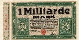 Duisburg 1 Mrd.Mark 25.09.1923 VZ-VZ+