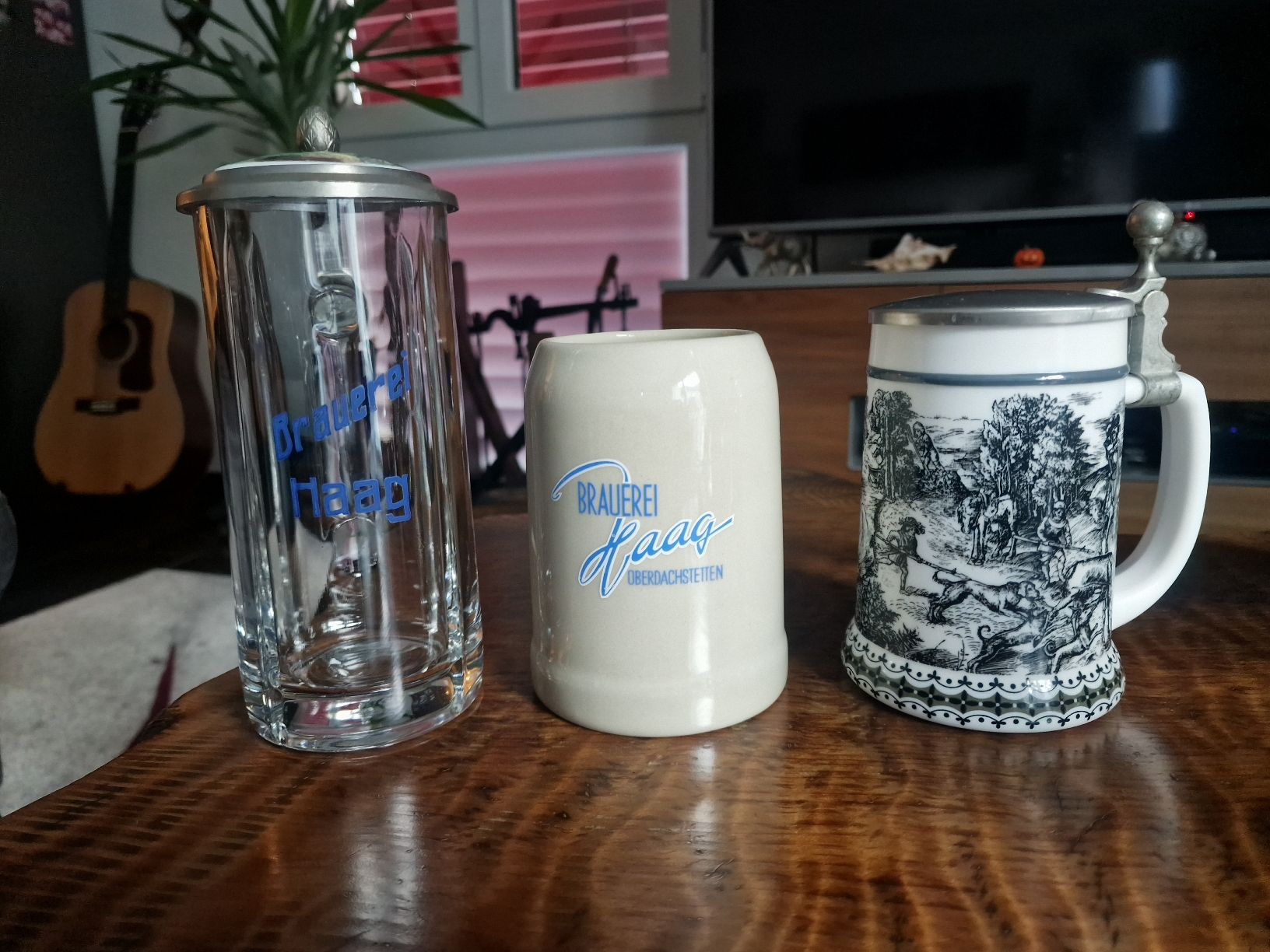 Bicchieri: 3x Chopes à bière anciennes – Usato da Collonges venduto da 2D_Collector 2