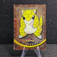 Pokemon Topps Holo Foil Blue 1. Edition/Print DE Sandan