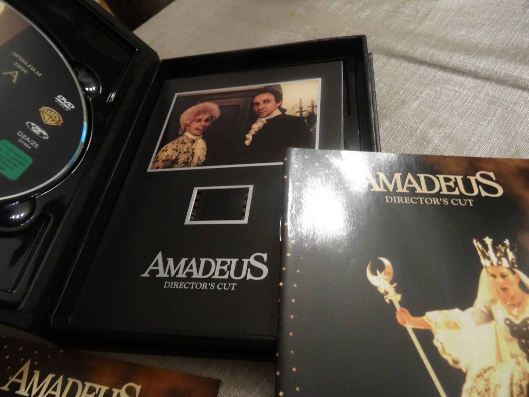 Tutti i DVDs: Amadeus - Director's Cut DVD Special Edition mit Senitype – Usato da Olten venduto da Disc-Verkauf 2