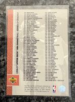 NBA Michael Jordan Upper Deck 96/97 Checklist Card