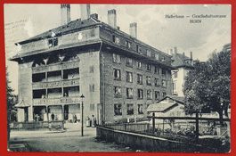 Bern 1917 - Hallerhaus, Gesellschaftsstrase