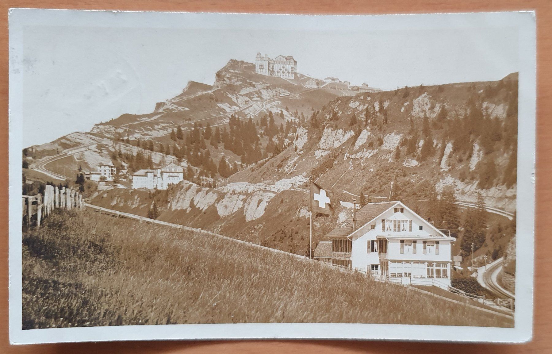 Cartoline postali: Restaurant Edelweiss - Rigi Staffelhöhe – Usato da Kreuzlingen venduto da Rschweiz1