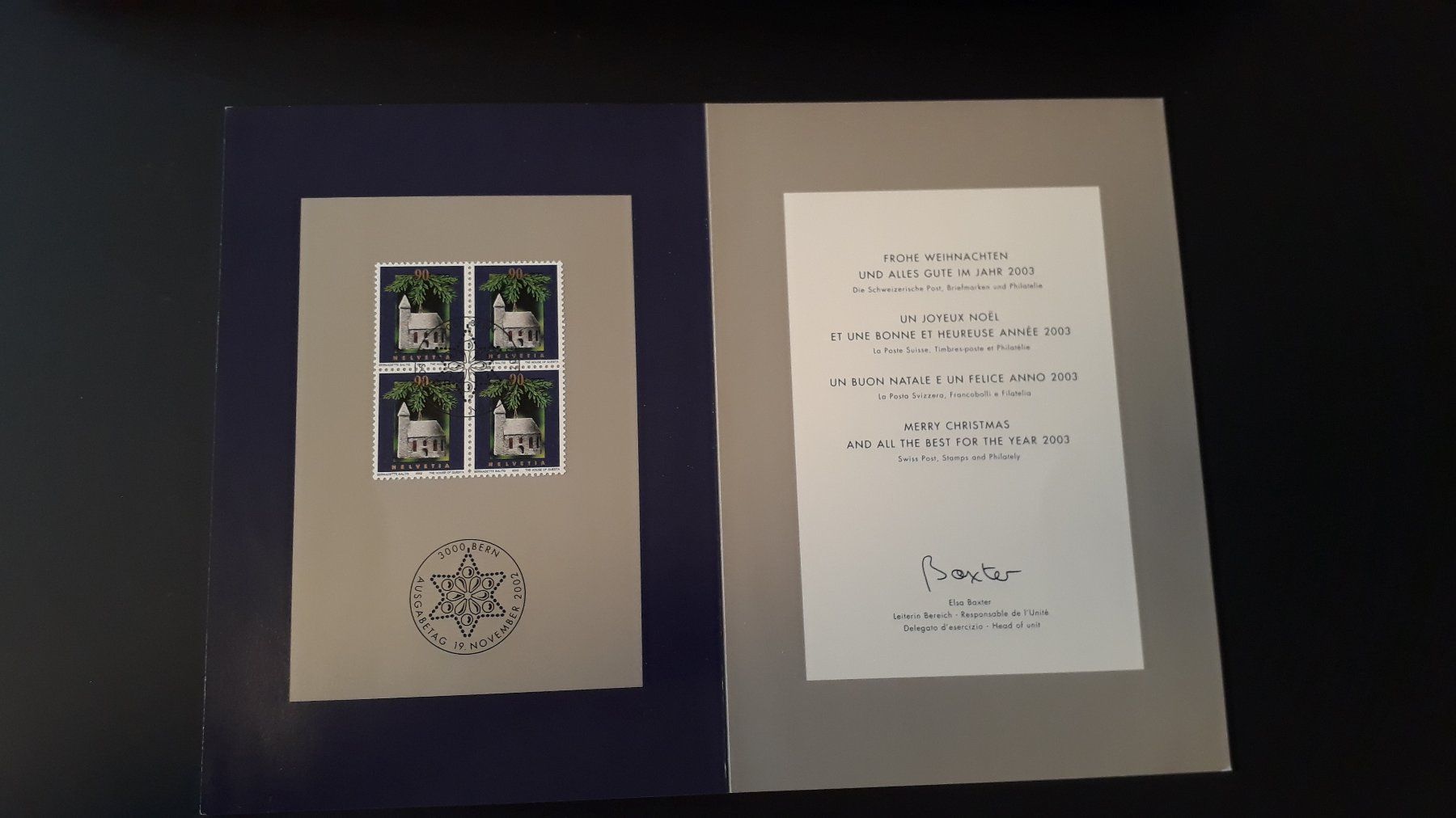 Tutti i francobolli: Sonder - Briefmarke Weihnachten 2002 – Usato da Freudwil venduto da Feenland2010 4