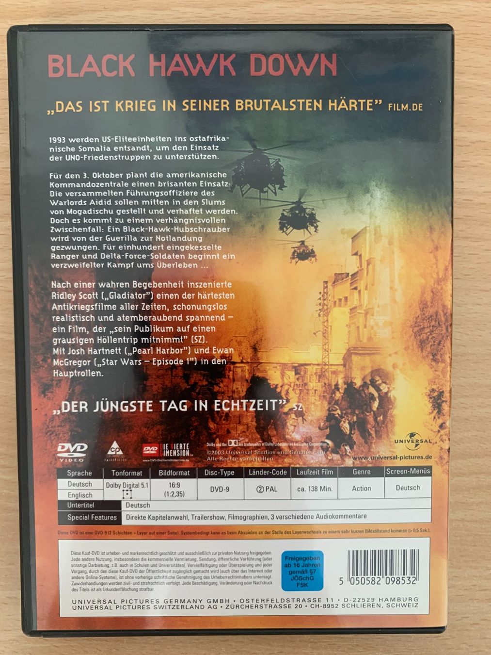 Tous les DVDs: Black Hawk Down – D'occasion à Zürich par recordman01 1