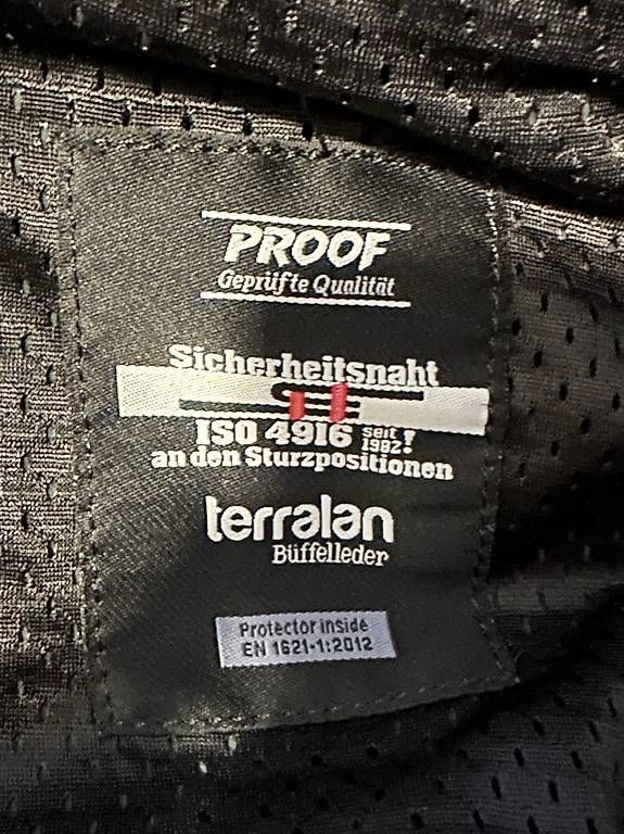 Pantaloni: Fastway Lederhose Motorrad Herren – Usato da Ebikon venduto da Gokuut 3