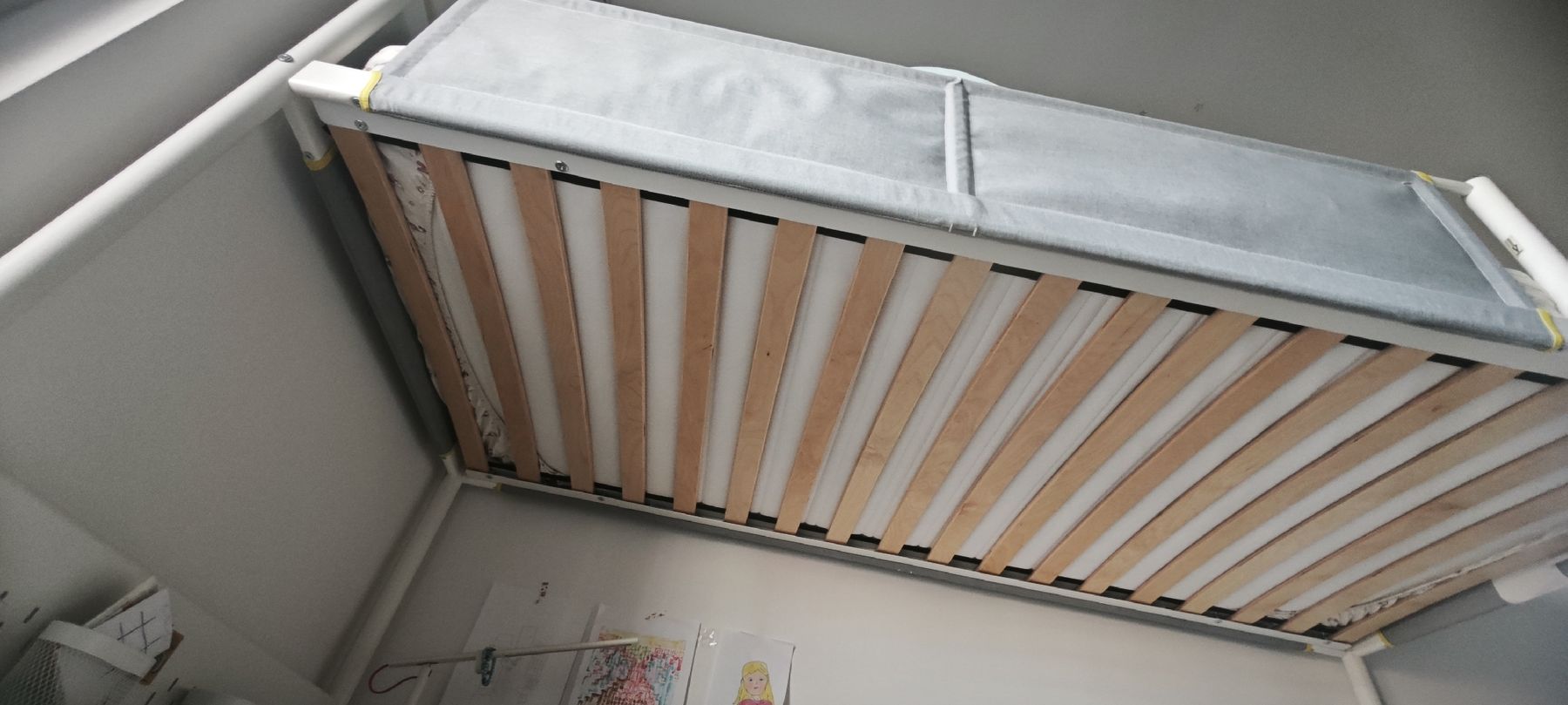 Ikea Letti: IKEA Kinder Hochbett/ High bed frame with desk white/grey  – Usato da Dübendorf venduto da Jianbo_CN_CH_IT 5