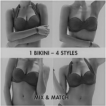 Badekleider & Bikinis: ROSA FAIA Coco Multi way Bikini 2 Oberteile -Neu – Neu und originalverpackt aus Corgémont von Tania05 4
