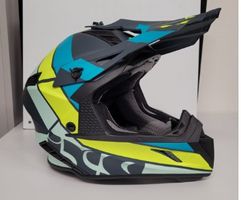 ixs  Motocrosshelm iXS 1892.0 mattblau-limette Gr. M