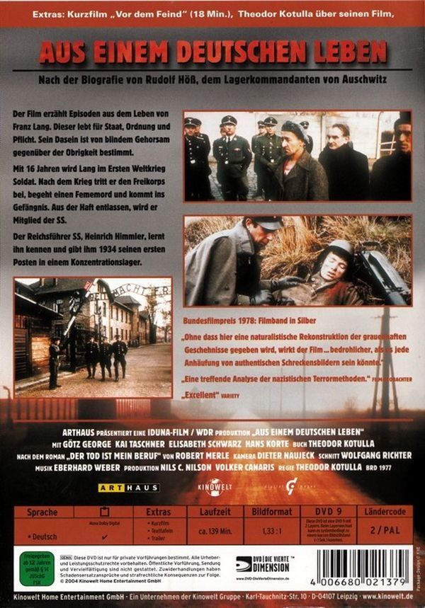Alle DVDs: DVD: Aus einem deutschen Leben, mit Götz George, 2000 – Gebraucht aus Oberriet SG von Manick 1