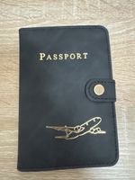 Reisepass Hülle schwarz