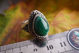 Malachit   ring Grösse  Variabel     (Räumung!)