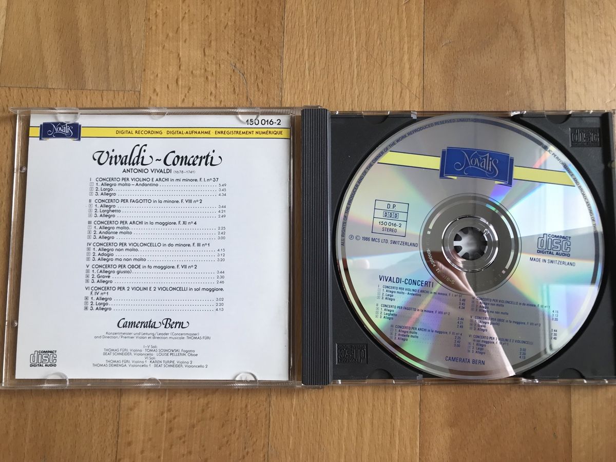 CD: Vivaldi - Concerti, Camerata Bern, CD, Klassik – Usato da Embrach venduto da Viviane_1402 1