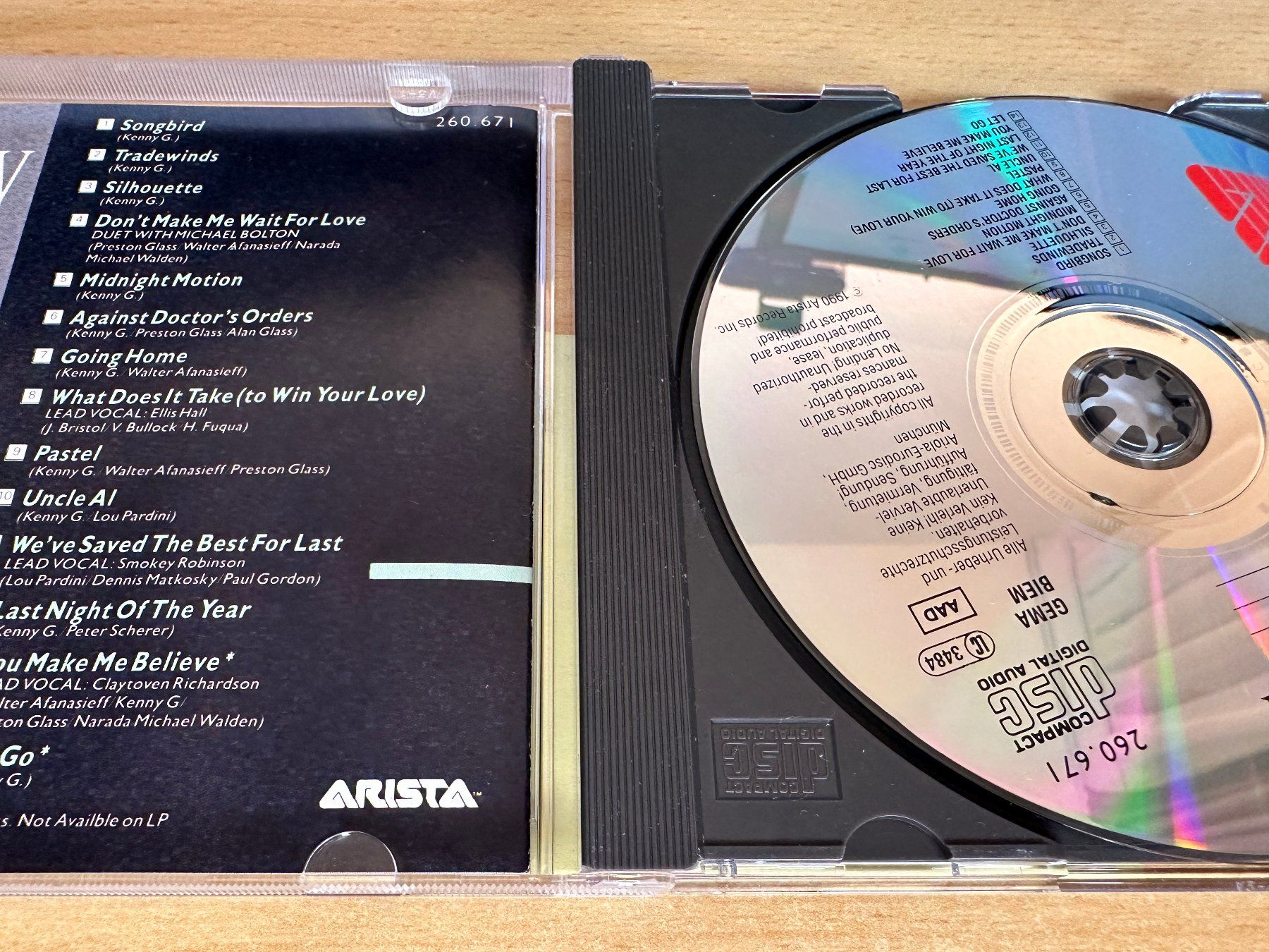 CDs: Kenny G – The Collection – Gebraucht aus Rikon im Tösstal von Alpenmutz 2