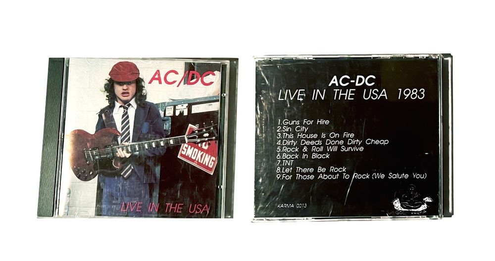 AC/DC - Live in the USA 1983 - CD - RARITÄT | Kaufen auf Ricardo