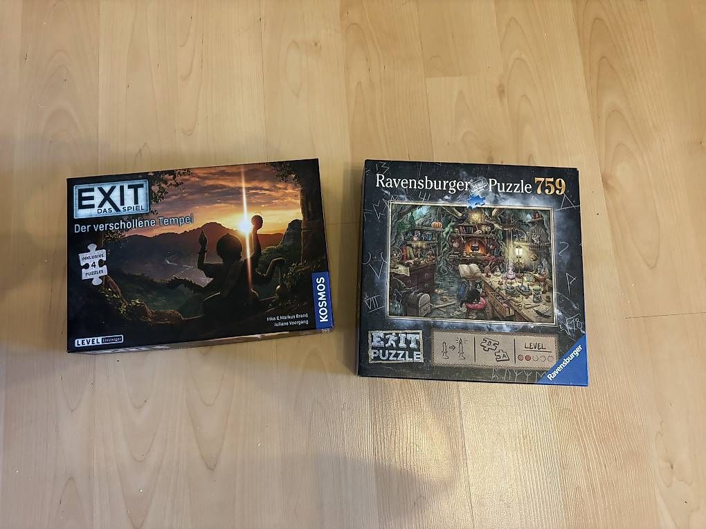 Ravensburger Puzzle: 2 Puzzle Exit und Ravensburger 759 – Usato da Winterthur venduto da bungy192