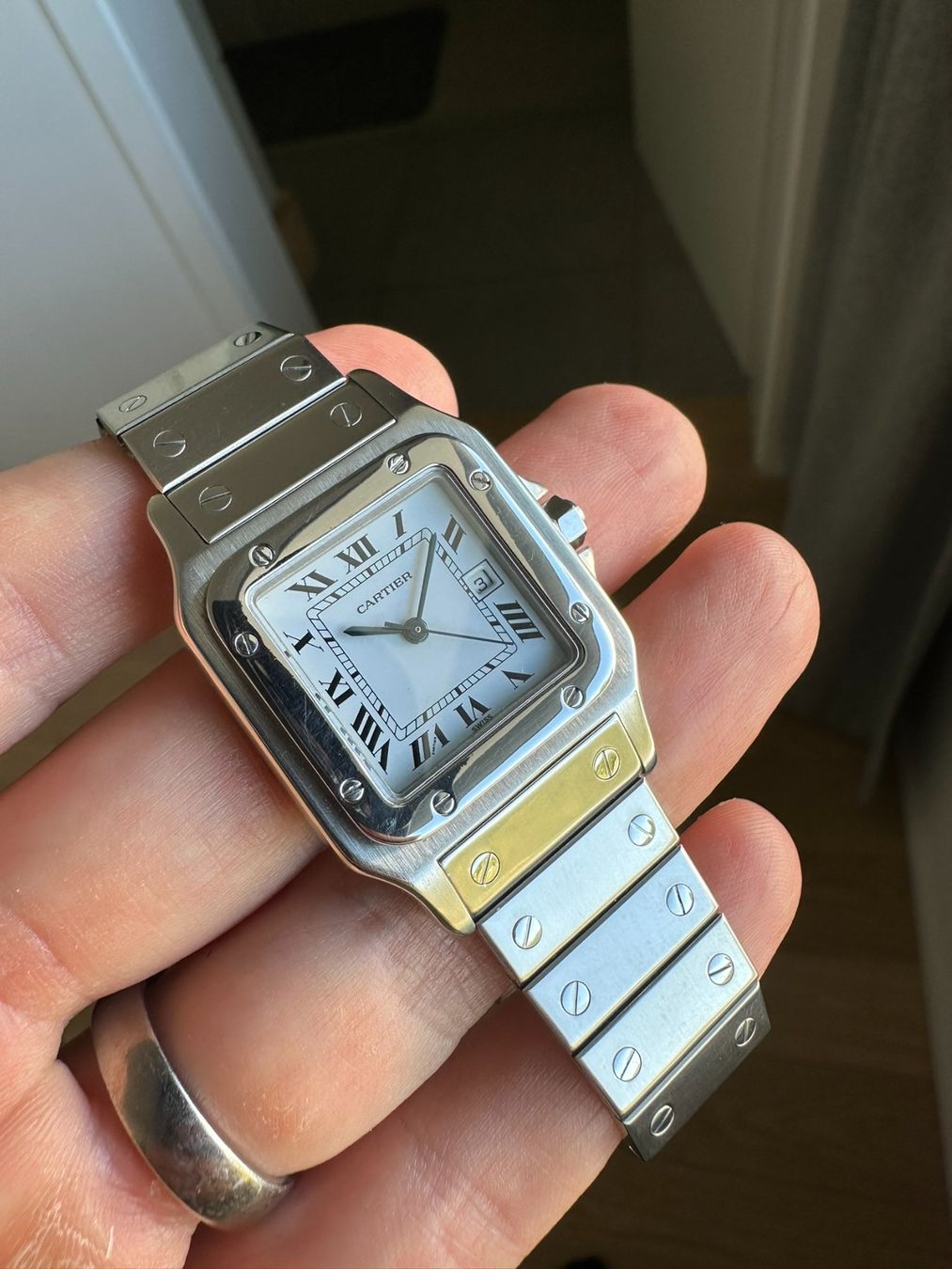 Cartier Orologi: Cartier Santos Carrée 2960 – Usato da Villarepos venduto da aTimeAffair 5