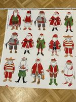 Jetzt noch !!! Weihnachtsstoff beige ca. 87x153cm
