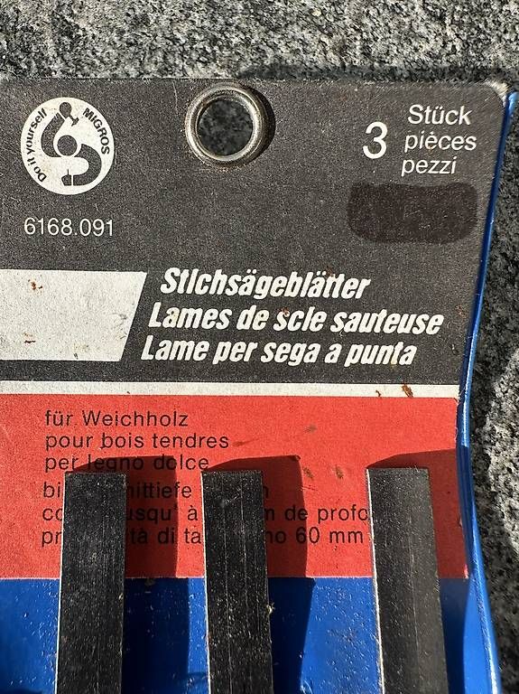 Scies: Stichsägeblätter  – Neuf avec emballage d'origine à Speicherschwendi par Supersport 3