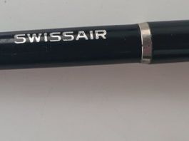 Kugelschreiber Swissair, Schwarz Sammeln Vintage