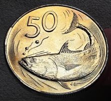 COOKINSELN 50 CENTS 1987 UNZ.